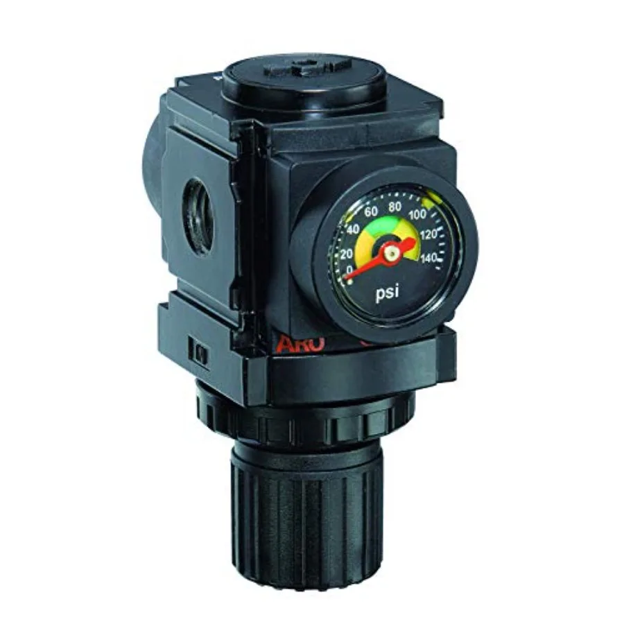 ARO R37121-600-VS Air Regulator 1/4" NPT w/Gauge - 250 psi Max Inlet
ARO R37121-600-VS Air Regulator 1/4" NPT w/Gauge - 250 psi Max Inlet