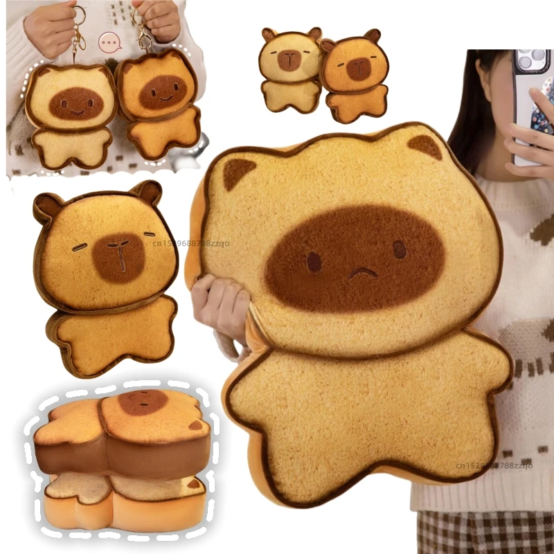 New Bread Capybara Plush Toy Cartoon Animals Soft Biscuit Soft Stuffed Doll Birthday Gift for Girls Throw Pillow Home Decor
New Bread Capybara Plush Toy Cartoon Animals Soft Biscuit Soft Stuffed Doll Birthday Gift for Girls Throw Pillow Home Decor