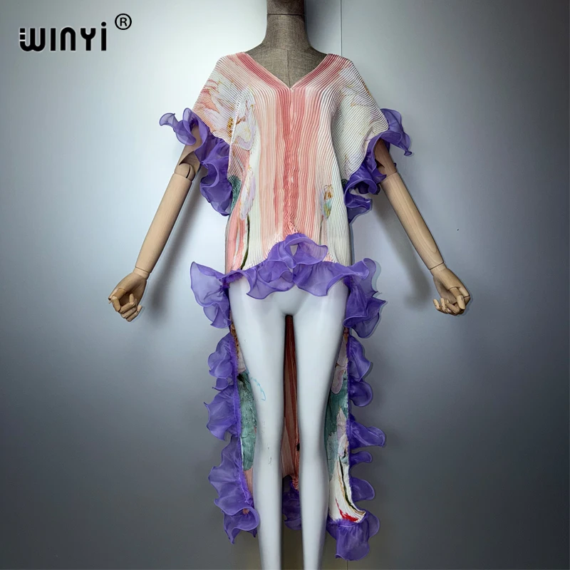 WINYI Boho Maxi Kaftan Dress Africa Style Elegant Pleated Beach Cover up Elastic Luxury Party Evening Dubai Abaya
WINYI Boho Maxi Kaftan Dress Africa Style Elegant Pleated Beach Cover up Elastic Luxury Party Evening Dubai Abaya