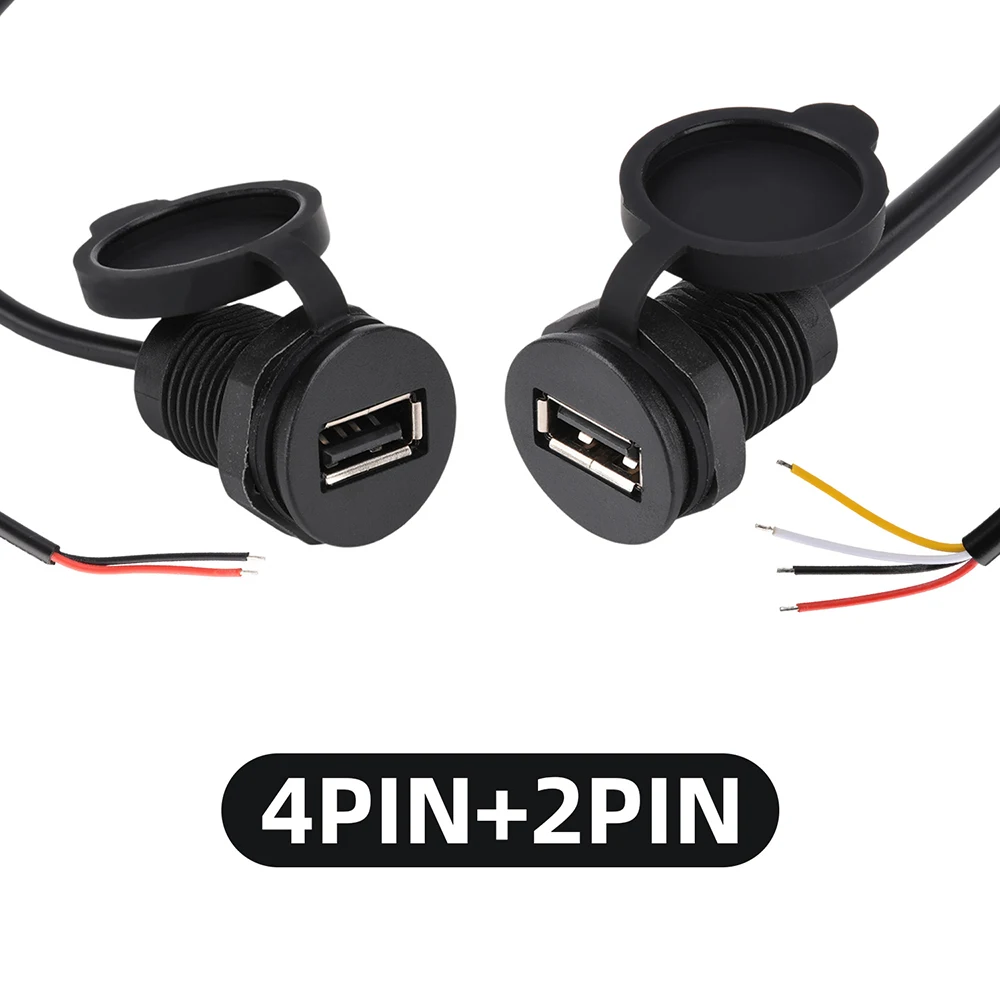 2/4Pin Mini USB Female Connector IPX5 Waterproof with Locking External Threads USB 2.0 Power Port Charging Connectors
2/4Pin Mini USB Female Connector IPX5 Waterproof with Locking External Threads USB 2.0 Power Port Charging Connectors
