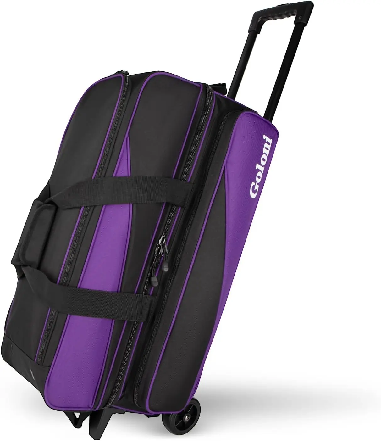 Rolling Bowling Bag for 3 Balls with Wheels, Retractable Handle, Padded Divider
Rolling Bowling Bag for 3 Balls with Wheels, Retractable Handle, Padded Divider