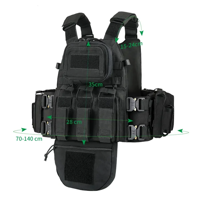 YAKEDA Outdoor Camouflage Plate Carrier Quick Release Tactical Vest with Magazine Pouch Crotch Protection
YAKEDA Outdoor Camouflage Plate Carrier Quick Release Tactical Vest with Magazine Pouch Crotch Protection
