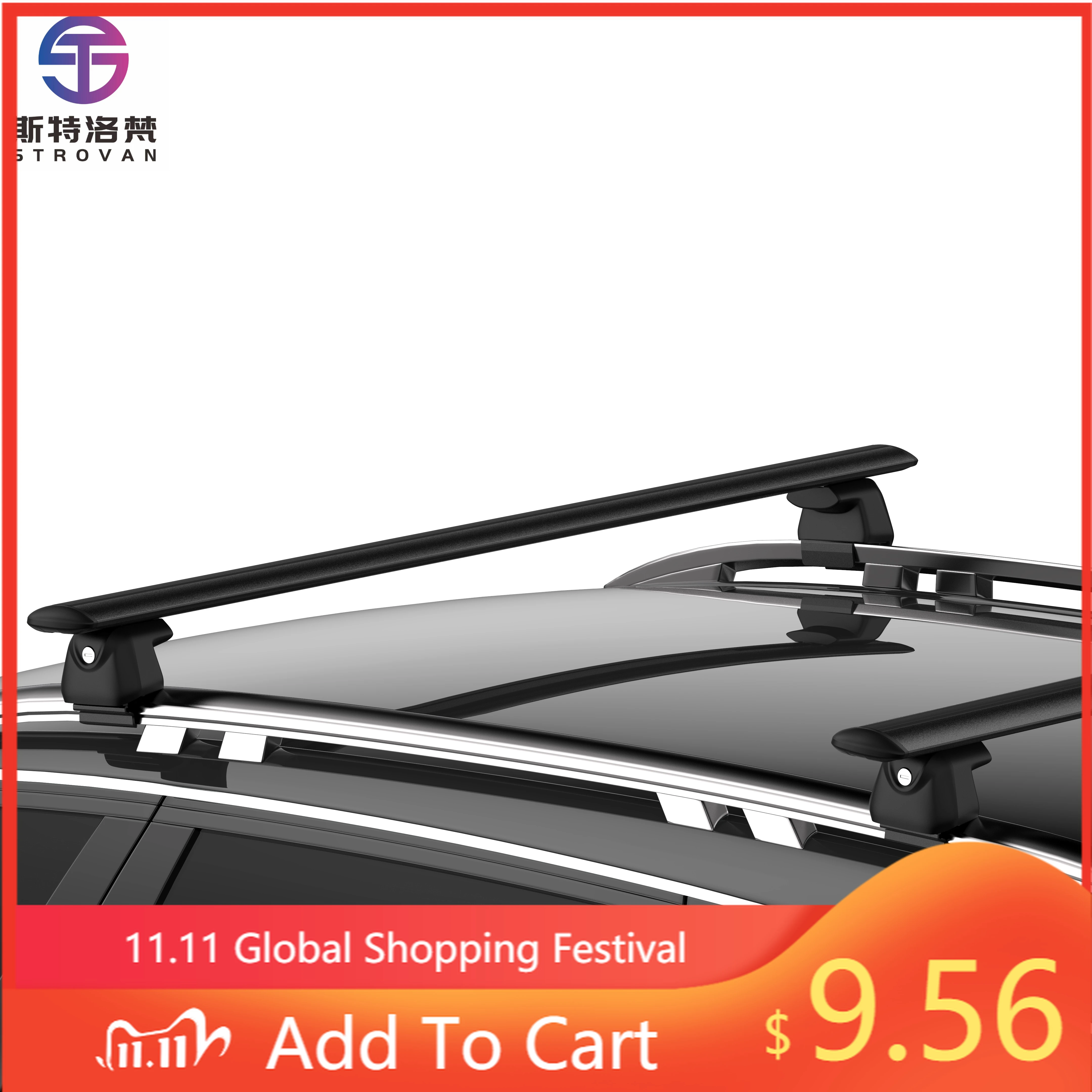 STLF Thickened Aluminum Alloy Roof Rails Universal Luggage Rack Rails Suitable for SUV/sedan/station Wagon
STLF Thickened Aluminum Alloy Roof Rails Universal Luggage Rack Rails Suitable for SUV/sedan/station Wagon