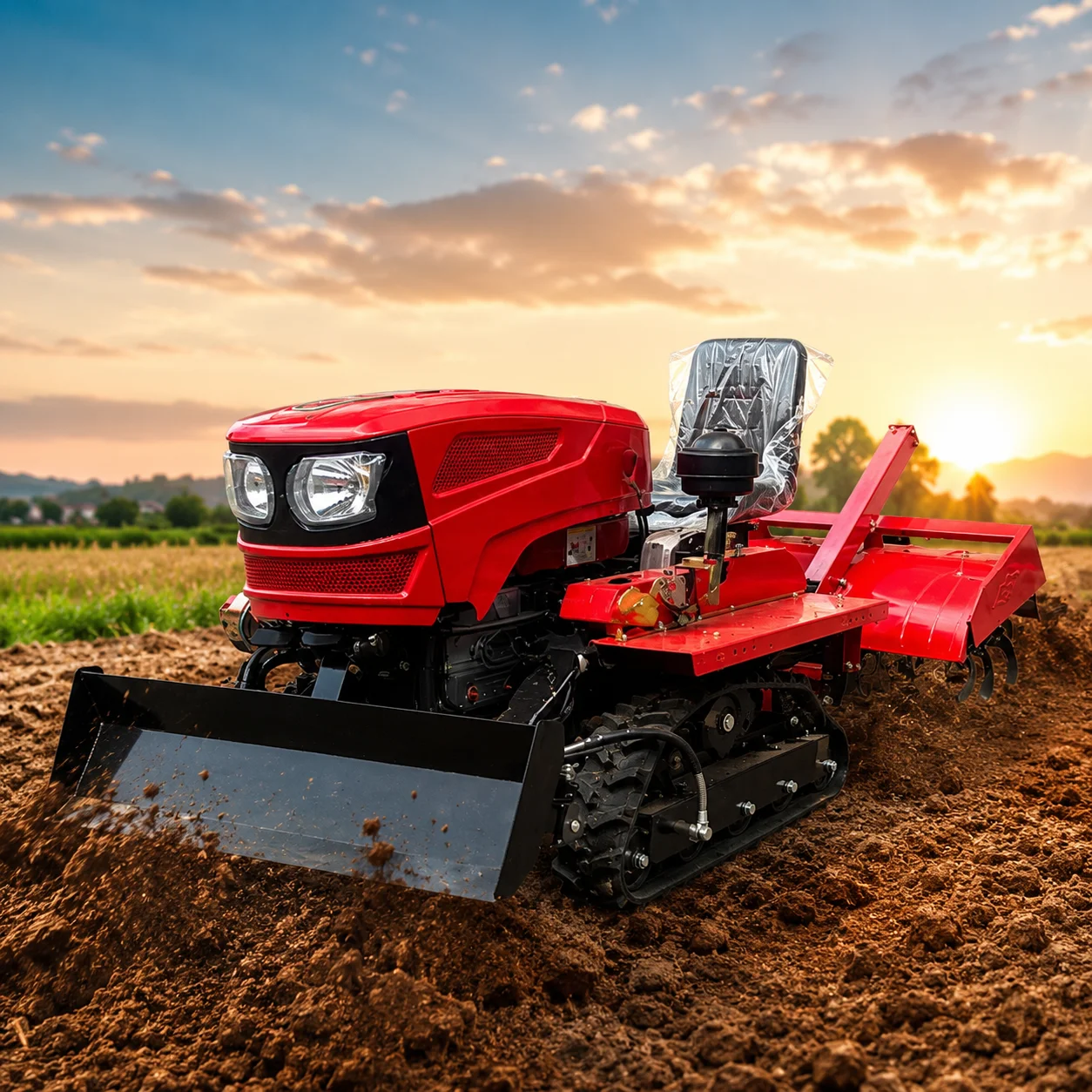 Customized Compact Farm Tractor 4WD Diesel Agricultural Tractor with Front Loader for Farming Garden Transport Use
Customized Compact Farm Tractor 4WD Diesel Agricultural Tractor with Front Loader for Farming Garden Transport Use