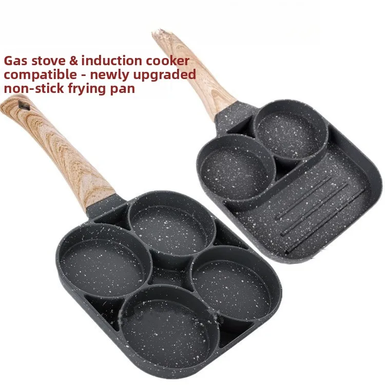 New Four-hole Omelette Pan Pan Non-stick Steak Breakfast Frying Pan
New Four-hole Omelette Pan Pan Non-stick Steak Breakfast Frying Pan