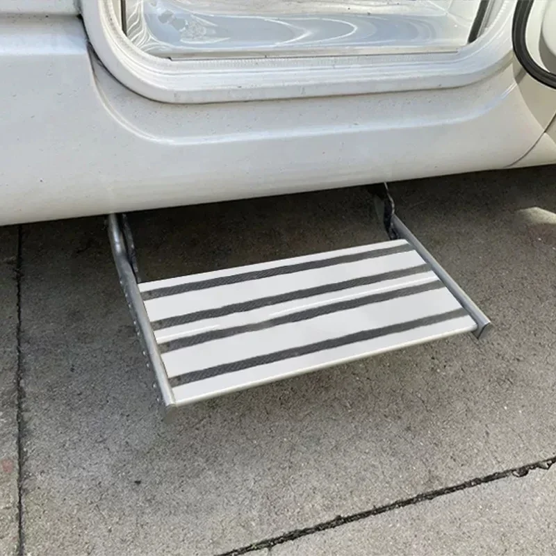 Folding Steps for RVs, Aluminum Alloy Ladders for Trailers, Manual Retractable Single/Double-Tier Steps, Electric Steps
Folding Steps for RVs, Aluminum Alloy Ladders for Trailers, Manual Retractable Single/Double-Tier Steps, Electric Steps