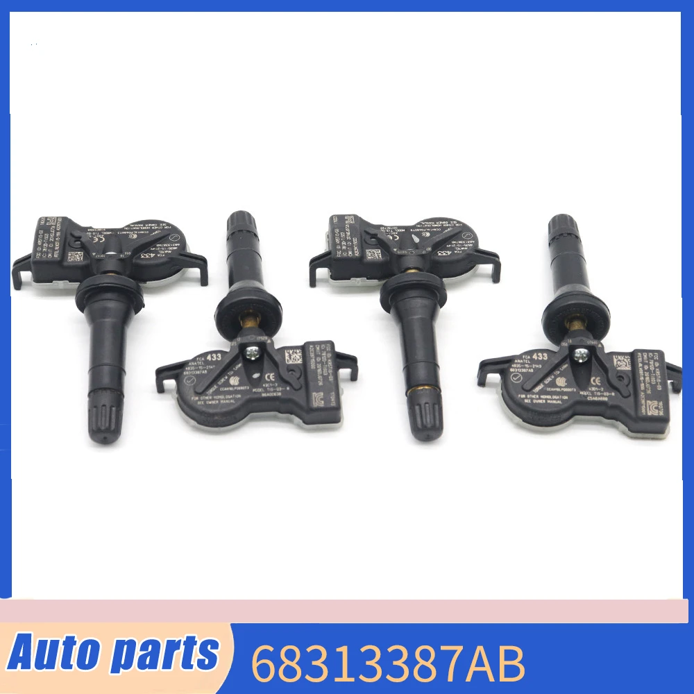 For Chrysler Pacifica 200 Dodge Durango Dart Jeep Grand Cherokee Renegade Fiat 68313387AB 433Mhz Car TPMS Tire Pressure Sensor
For Chrysler Pacifica 200 Dodge Durango Dart Jeep Grand Cherokee Renegade Fiat 68313387AB 433Mhz Car TPMS Tire Pressure Sensor