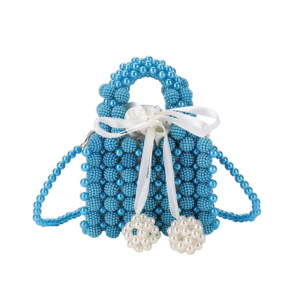 Handbag Summer Fairy Style Bowknot Handbag Pearl Shoulder Bag Messenger Bag Fashionable Trendy Bag for Women
Handbag Summer Fairy Style Bowknot Handbag Pearl Shoulder Bag Messenger Bag Fashionable Trendy Bag for Women