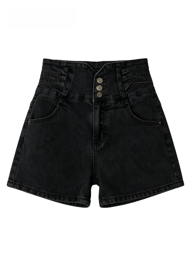 CaraCLUB plus Size Denim Shorts Women's Summer New Style Slimming Casual Pants High Waist Straight Leg Polyester Fiber
CaraCLUB plus Size Denim Shorts Women's Summer New Style Slimming Casual Pants High Waist Straight Leg Polyester Fiber