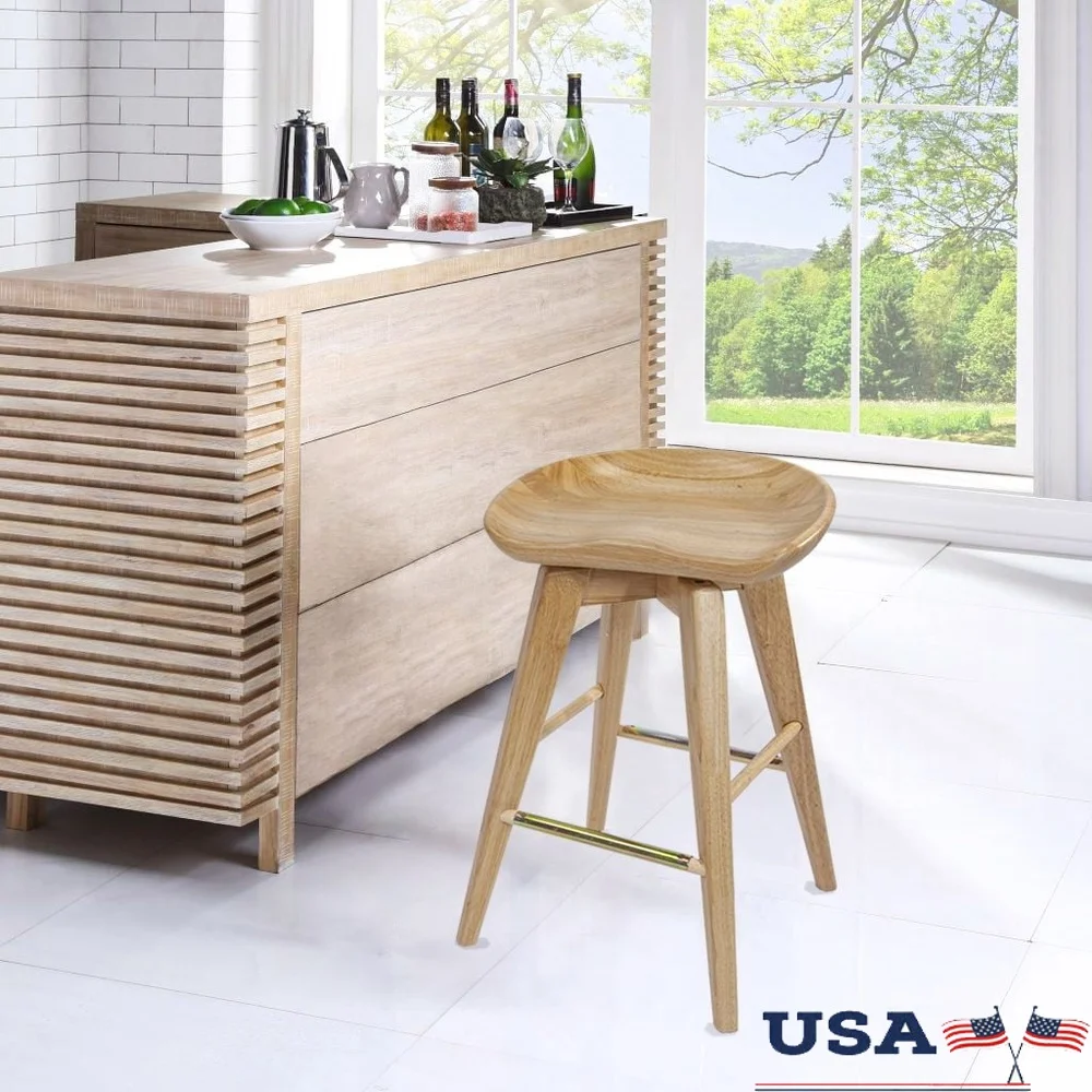 Natural Finish Swivel Backless Bar Height Stool 29 Inch Hardwood Contoured Seat Commercial Quality Kitchen Dining Room Furniture
Natural Finish Swivel Backless Bar Height Stool 29 Inch Hardwood Contoured Seat Commercial Quality Kitchen Dining Room Furniture