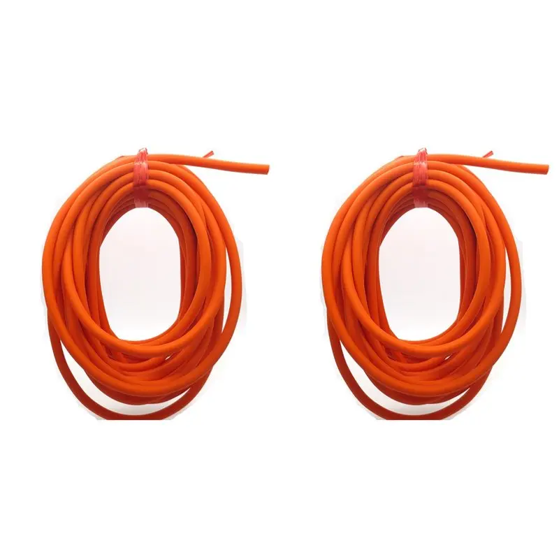 2Pcs 6Mm Solid 10Meter High Elasticity Latex Rubber Band Elastic Rope For Fishing Slingshots Industry Sports Orange
2Pcs 6Mm Solid 10Meter High Elasticity Latex Rubber Band Elastic Rope For Fishing Slingshots Industry Sports Orange