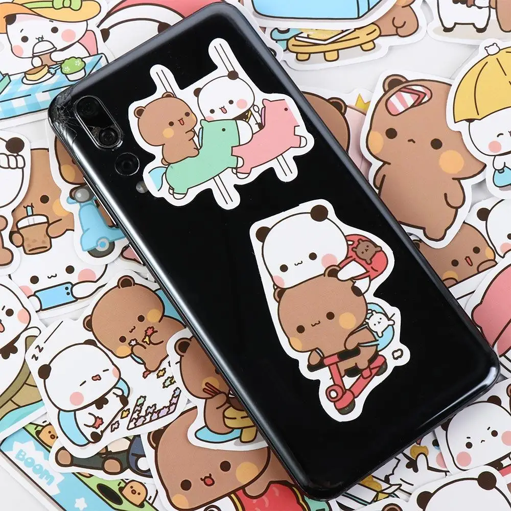 50sheets/set Bear Cute Bear and Panda Stickers Panda Waterproof Cartoon Bear and Panda Stickers Cartoon PVC Bubu Dudu Stickers
50sheets/set Bear Cute Bear and Panda Stickers Panda Waterproof Cartoon Bear and Panda Stickers Cartoon PVC Bubu Dudu Stickers