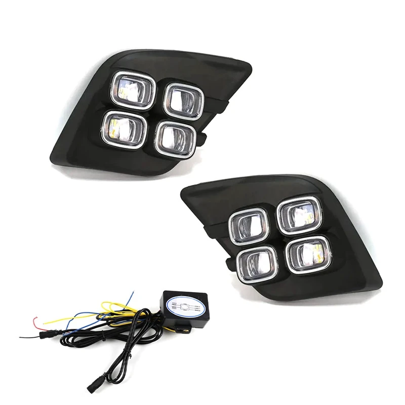 1Set Replacement Parts For Toyota Hilux Revo 2015 2016 Front Bumper LED Turn Signal Light Daytime Running Light Front Fog Light
1Set Replacement Parts For Toyota Hilux Revo 2015 2016 Front Bumper LED Turn Signal Light Daytime Running Light Front Fog Light