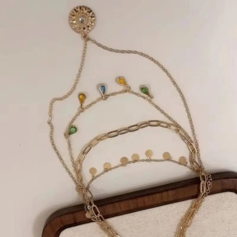 2025 New Bohemian Multilayer Handmade Beads Chain Necklaces Set Fashion Vintage Tassels Pendant Jewelry For Women Accessories
2025 New Bohemian Multilayer Handmade Beads Chain Necklaces Set Fashion Vintage Tassels Pendant Jewelry For Women Accessories