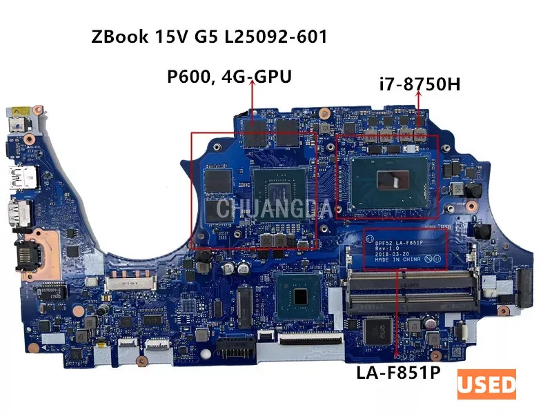 Бывшая в употреблении детская материнская плата для ноутбука HP ZBook 15v G5 с фотографическим процессором NVIDIA Quadro P600 4G
Бывшая в употреблении детская материнская плата для ноутбука HP ZBook 15v G5 с фотографическим процессором NVIDIA Quadro P600 4G