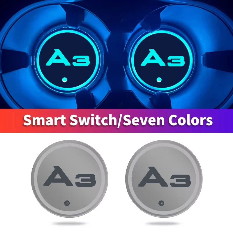 2pcs LED Car Luminous Coaster Cup Holder Anti-slip Mat Accessories For Audi A3 2014 2015 2016 2017 2018
2pcs LED Car Luminous Coaster Cup Holder Anti-slip Mat Accessories For Audi A3 2014 2015 2016 2017 2018