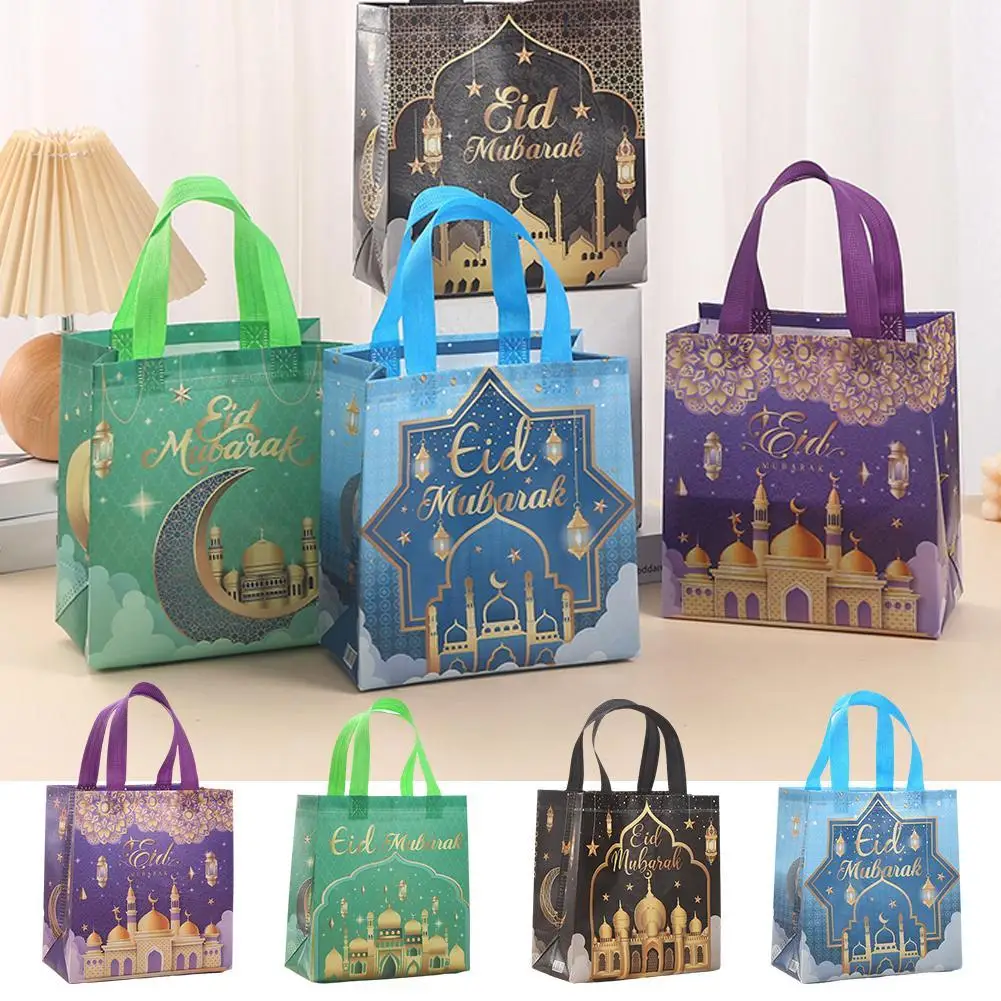 Ramadan Eid Mubarak Non-woven Tote Gift Bags Fabric Candy Package Waterproof Storage Reusable Pouch Party Favors n eww
Ramadan Eid Mubarak Non-woven Tote Gift Bags Fabric Candy Package Waterproof Storage Reusable Pouch Party Favors n eww