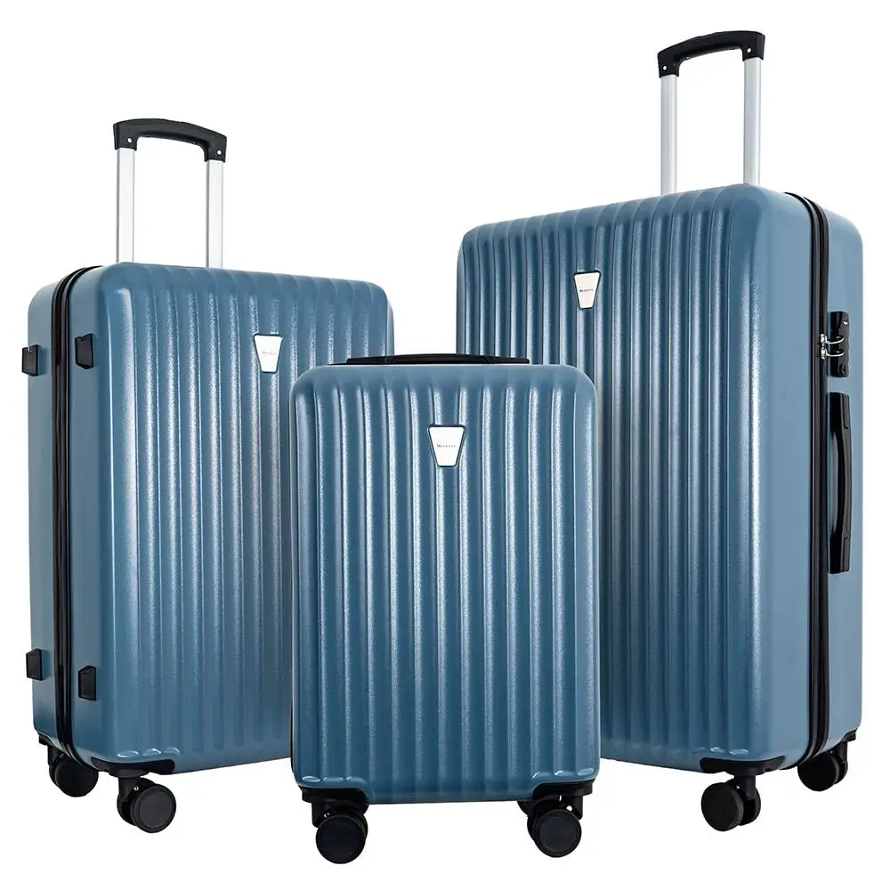 Large Capacity Expandable Suitcase Set 20 24 28 Inch Blue ABS PC Hardshell with TSA Lock for Air Travel Vacation Business Trip
Large Capacity Expandable Suitcase Set 20 24 28 Inch Blue ABS PC Hardshell with TSA Lock for Air Travel Vacation Business Trip