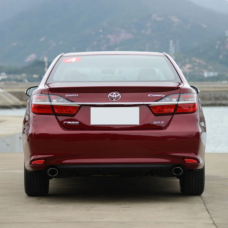Автомобильные светодиодные лампы заднего бампера для Toyota Camry 2015-2017, стоп-сигнал, указатель поворота, резервный отражатель, задние фонари, противотуманные фары
Автомобильные светодиодные лампы заднего бампера для Toyota Camry 2015-2017, стоп-сигнал, указатель поворота, резервный отражатель, задние фонари, противотуманные фары