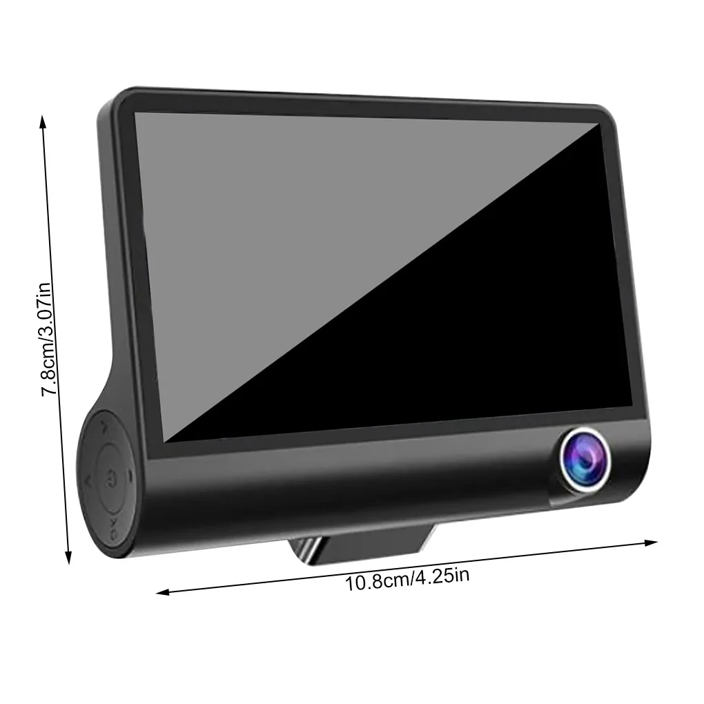 4 0 Inch LCD Screen HD Dash Cam with 3 Lens Night View Wide Angle Cameras Motion Detector
4 0 Inch LCD Screen HD Dash Cam with 3 Lens Night View Wide Angle Cameras Motion Detector