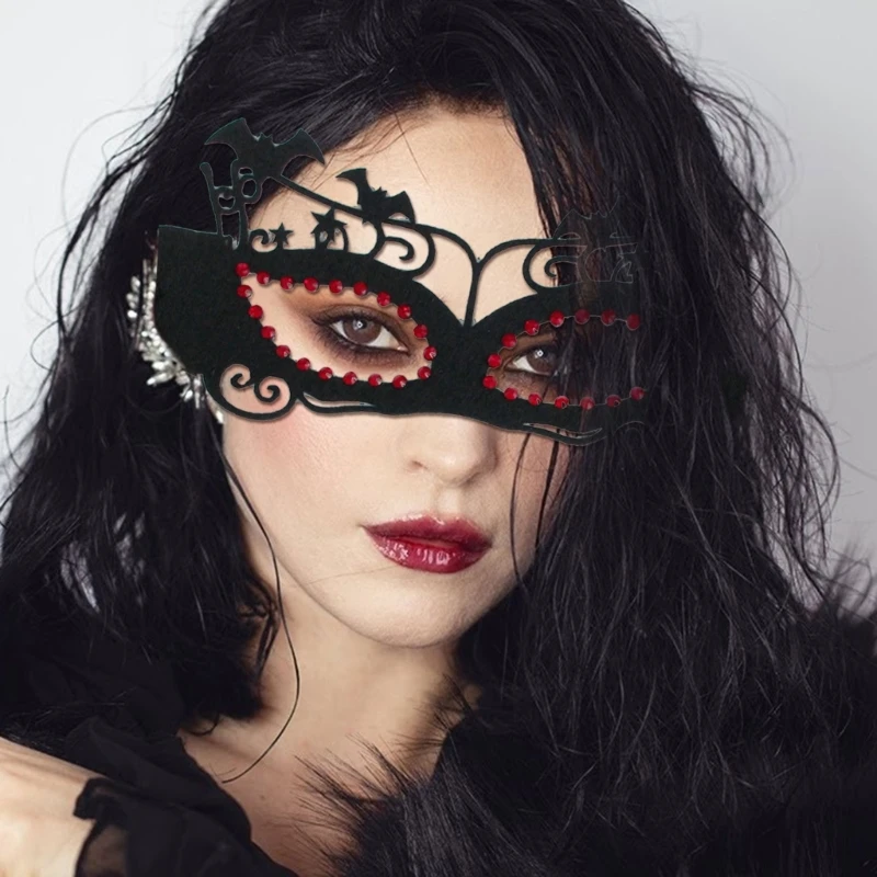 Masquerade Mask Halloween Costume Mask Rhinestones Mask Venetians Mask Half Face Mask Bats Mask for Party
Masquerade Mask Halloween Costume Mask Rhinestones Mask Venetians Mask Half Face Mask Bats Mask for Party