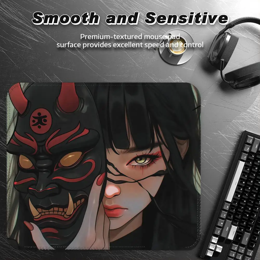 Japanese Oni Mask Girl Control Mou Mouse Pad Small Desk Pad Desktop Computer Keyboard Wireless Mouse Boy Gift For Play Games Coa
Japanese Oni Mask Girl Control Mou Mouse Pad Small Desk Pad Desktop Computer Keyboard Wireless Mouse Boy Gift For Play Games Coa