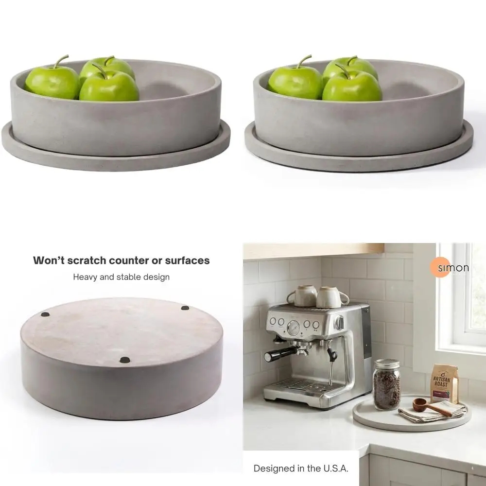 Большая бетонная ваза для фруктов для кухни или прихожей - Декор для дома и универсальная чаша для мелочей
Большая бетонная ваза для фруктов для кухни или прихожей - Декор для дома и универсальная чаша для мелочей