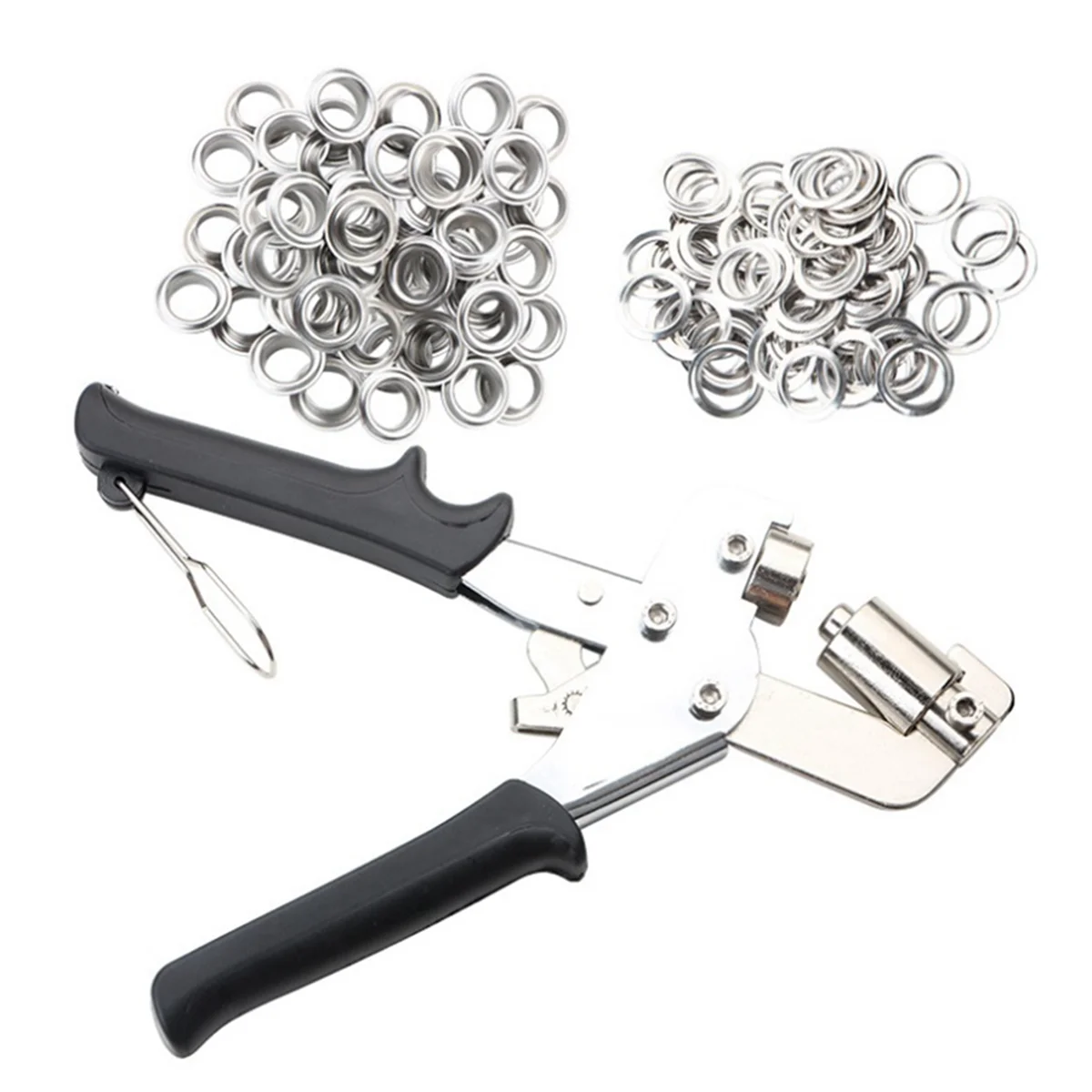 A96Q-Crimping Pliers Set Canvas Punching Pliers Spray-Painted Cloth Buttonhole Display Poster Punching Tool with 300 Buttons
A96Q-Crimping Pliers Set Canvas Punching Pliers Spray-Painted Cloth Buttonhole Display Poster Punching Tool with 300 Buttons