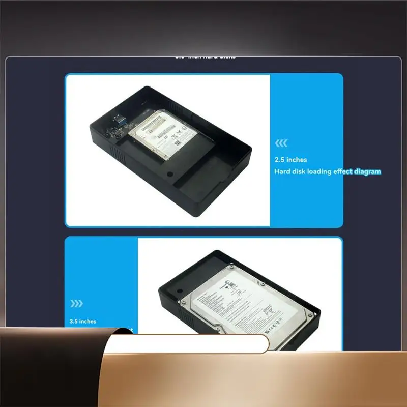 3.5Inch HDD Enclosure 3.5Inch SATA External HDD Enclosure For 2.5" 3.5" SSD Disk US PLUG-X64A
3.5Inch HDD Enclosure 3.5Inch SATA External HDD Enclosure For 2.5" 3.5" SSD Disk US PLUG-X64A