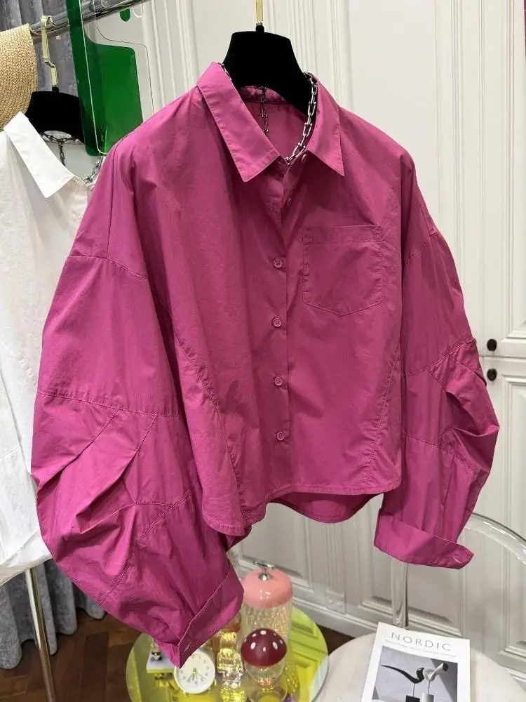 Single Breasted Women Shirts Solid Puff Sleeve Japan Style Summer Loose Blouses Pleated Ins Vintage Fashion Blusas
Single Breasted Women Shirts Solid Puff Sleeve Japan Style Summer Loose Blouses Pleated Ins Vintage Fashion Blusas