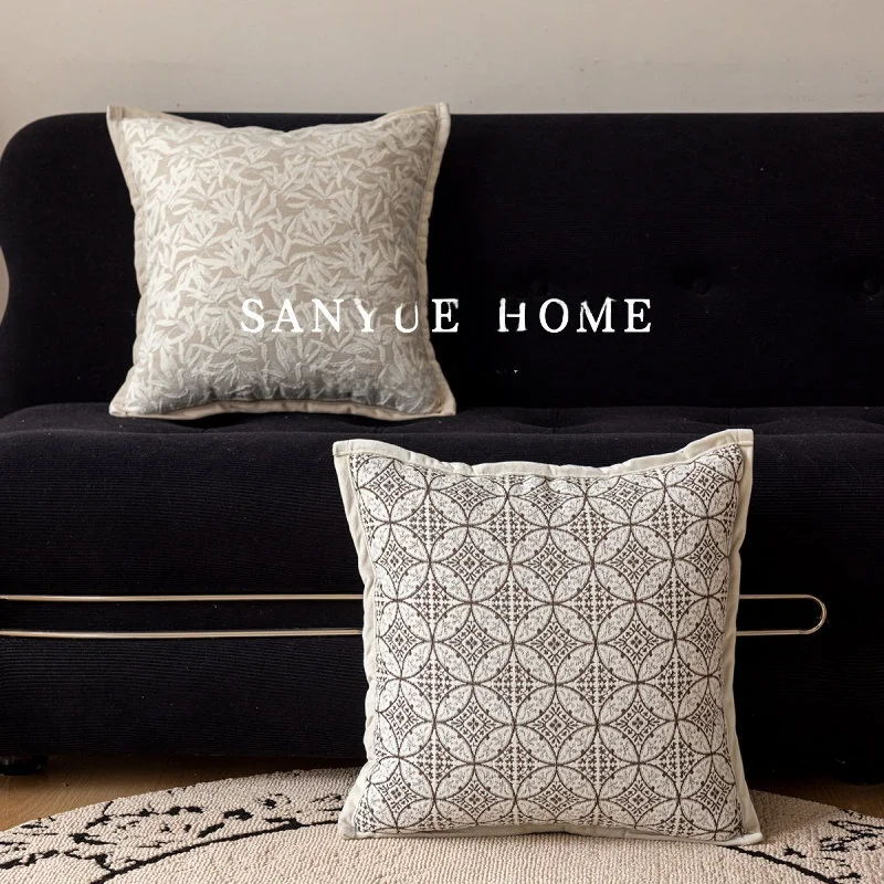 Retro Cream Style High-End Sofa Pillowcase Hotel Model Room Pillow Bed Headrest Backrest Customizable Square Polyester Cover
Retro Cream Style High-End Sofa Pillowcase Hotel Model Room Pillow Bed Headrest Backrest Customizable Square Polyester Cover