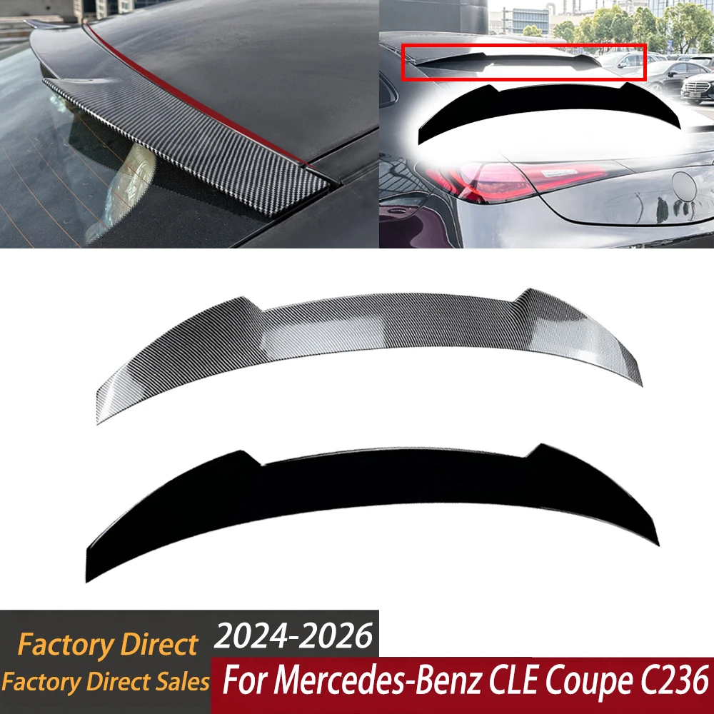 Rear Trunk Spoiler Wing Lip for Mercedes-Benz CLE Coupe C236 2024 2025 2026 Roof Lip Splitter Guard Board Accessories Tuning
Rear Trunk Spoiler Wing Lip for Mercedes-Benz CLE Coupe C236 2024 2025 2026 Roof Lip Splitter Guard Board Accessories Tuning