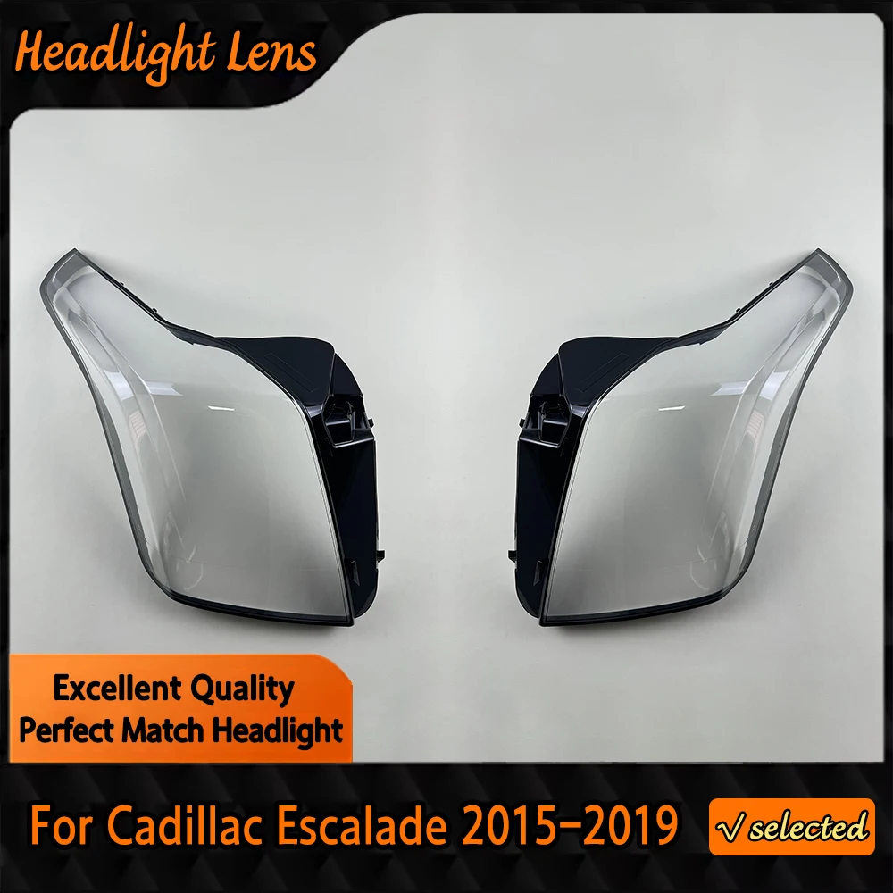 For Cadillac Escalade 2015-2019 Transparent Headlamp Lamp Shell Lens Headlight Cover Plexiglass Replace Original Lampshade
For Cadillac Escalade 2015-2019 Transparent Headlamp Lamp Shell Lens Headlight Cover Plexiglass Replace Original Lampshade
