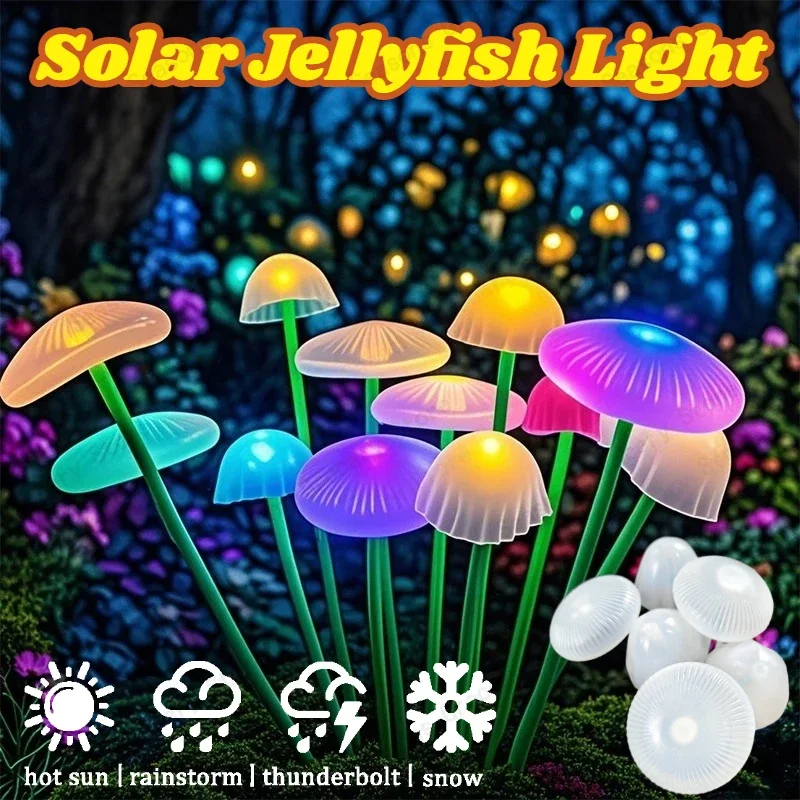 1~10Pcs Solar Jellyfish Lights Outdoor Patio Landscape Fiber Optic Ambient Light Garden Balcony Waterproof Landscape Lighting
1~10Pcs Solar Jellyfish Lights Outdoor Patio Landscape Fiber Optic Ambient Light Garden Balcony Waterproof Landscape Lighting