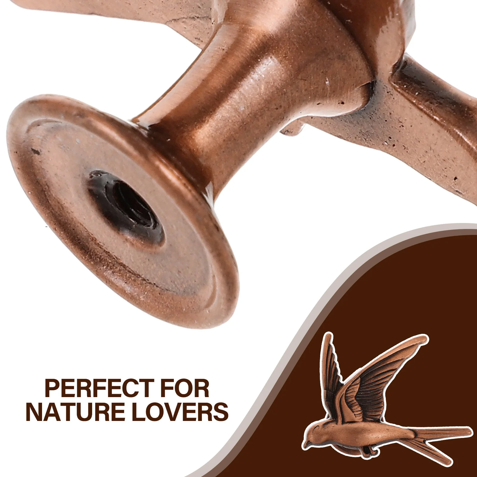 2Pcs Metal Bird Drawer Pulls Rustproof Cabinet Handles for Dresser Bathroom Furniture Upgrades Flying Bird Style Decorative
2Pcs Metal Bird Drawer Pulls Rustproof Cabinet Handles for Dresser Bathroom Furniture Upgrades Flying Bird Style Decorative