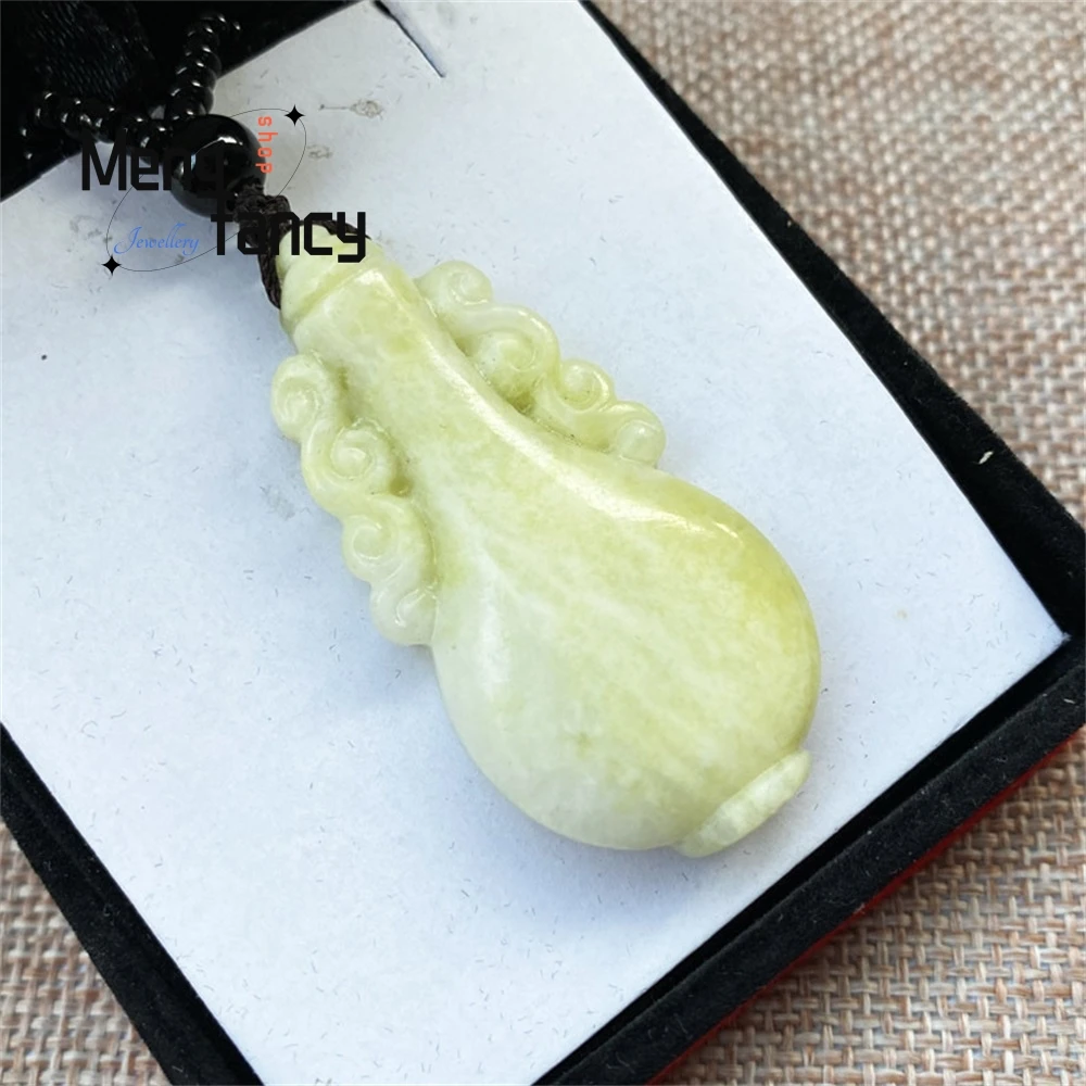 Lantian Jade Vase Pendant, Cauliflower Jade Pendant With Yellow Flowers, Men's And Women's Sweater Chain Jade Pendant Elegant
Lantian Jade Vase Pendant, Cauliflower Jade Pendant With Yellow Flowers, Men's And Women's Sweater Chain Jade Pendant Elegant