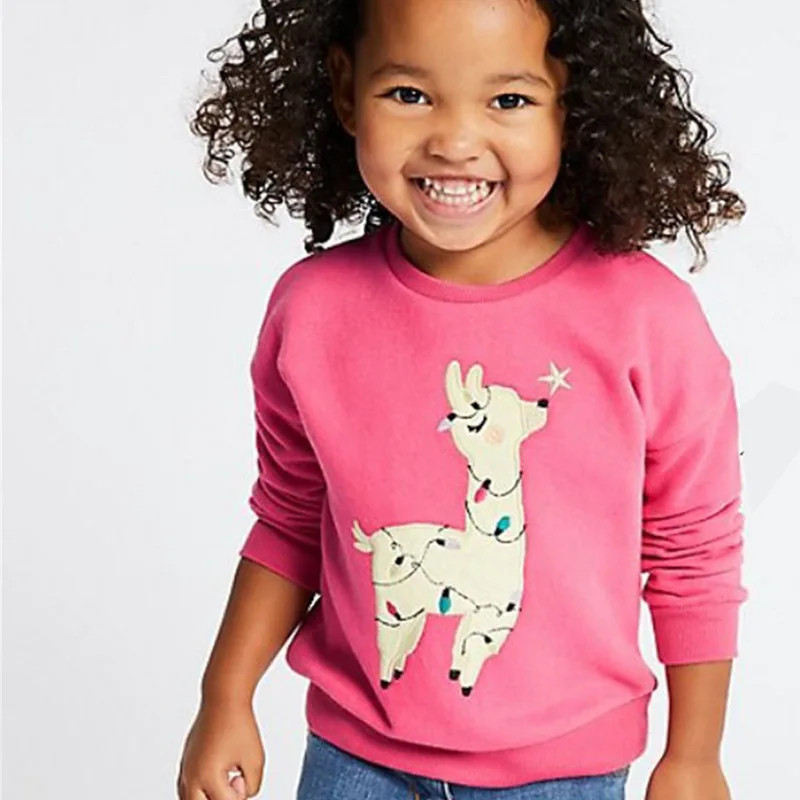European And American Style Childrens Clothing Spring Autumn Cotton Girls Hoodie Long Sleeve Looped Cartoon Kids Girls Top
European And American Style Childrens Clothing Spring Autumn Cotton Girls Hoodie Long Sleeve Looped Cartoon Kids Girls Top
