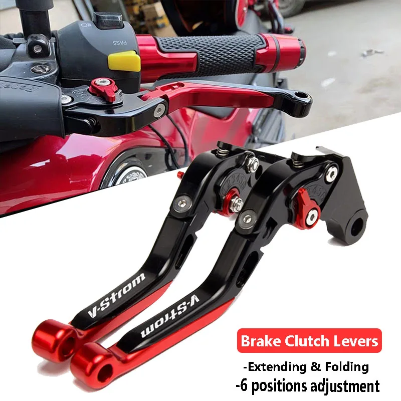 For DL650 V-Strom XT DL 650 VStrom XT 2004-2010 Motorcycle Adjustable Extendable Folding Brake Clutch Levers Handle Grip
For DL650 V-Strom XT DL 650 VStrom XT 2004-2010 Motorcycle Adjustable Extendable Folding Brake Clutch Levers Handle Grip