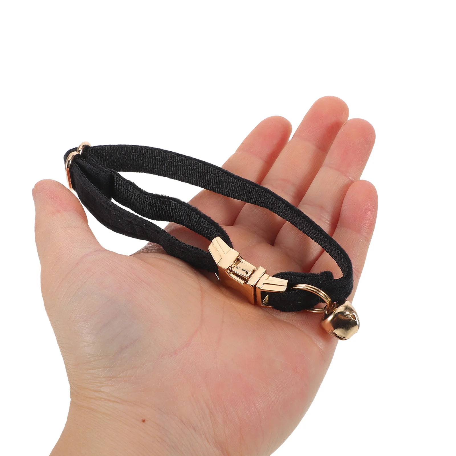 Black Adjustable Cat Collar for Female Kittens Small Pets - Elegant Bell Necklace with Gold Buckle - Wedding Party Accessory
Black Adjustable Cat Collar for Female Kittens Small Pets - Elegant Bell Necklace with Gold Buckle - Wedding Party Accessory