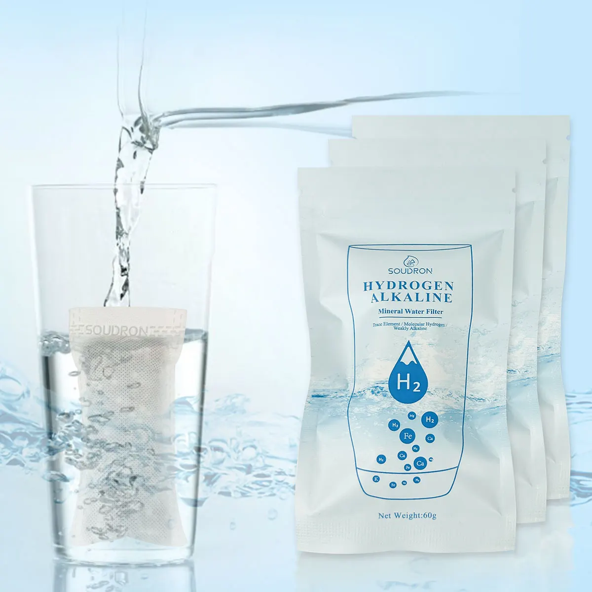 pH 9.5 Alkaline Hydrogens Water Filter Bag Ion Antioxidant 7 Filter Media Alkaline Water Bottle Filter Bag
pH 9.5 Alkaline Hydrogens Water Filter Bag Ion Antioxidant 7 Filter Media Alkaline Water Bottle Filter Bag