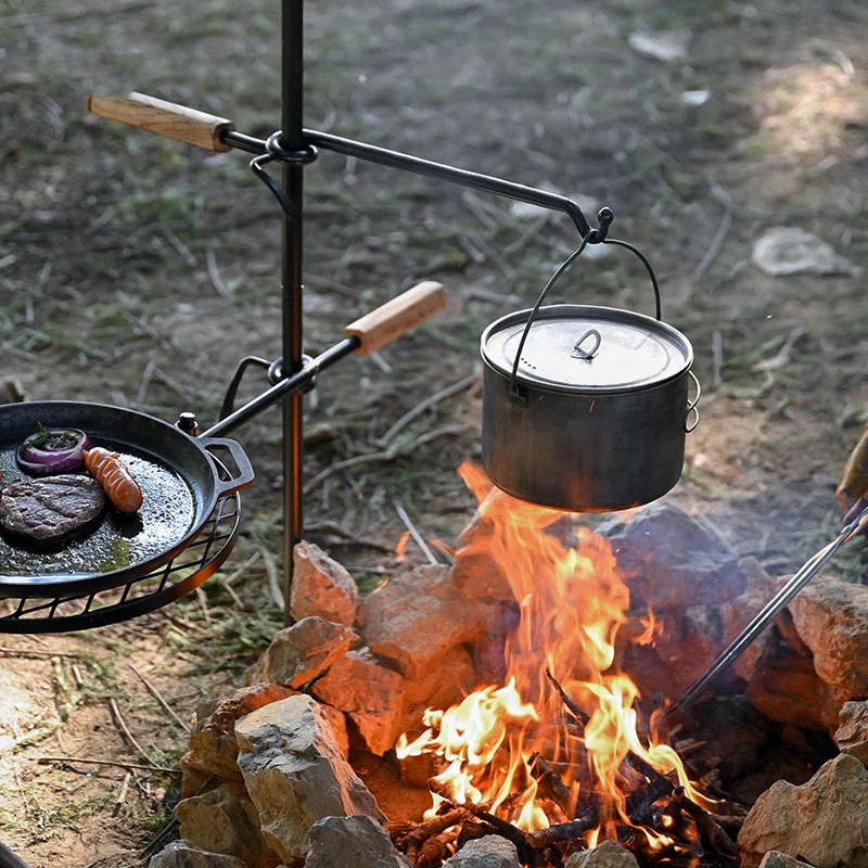 100cmx2cm Outdoor Barbecue Grill Portable Assemblable Iron Grill Rack Cast Steel Camping Picnicking Bonfire Cast Steel Grill Net
100cmx2cm Outdoor Barbecue Grill Portable Assemblable Iron Grill Rack Cast Steel Camping Picnicking Bonfire Cast Steel Grill Net