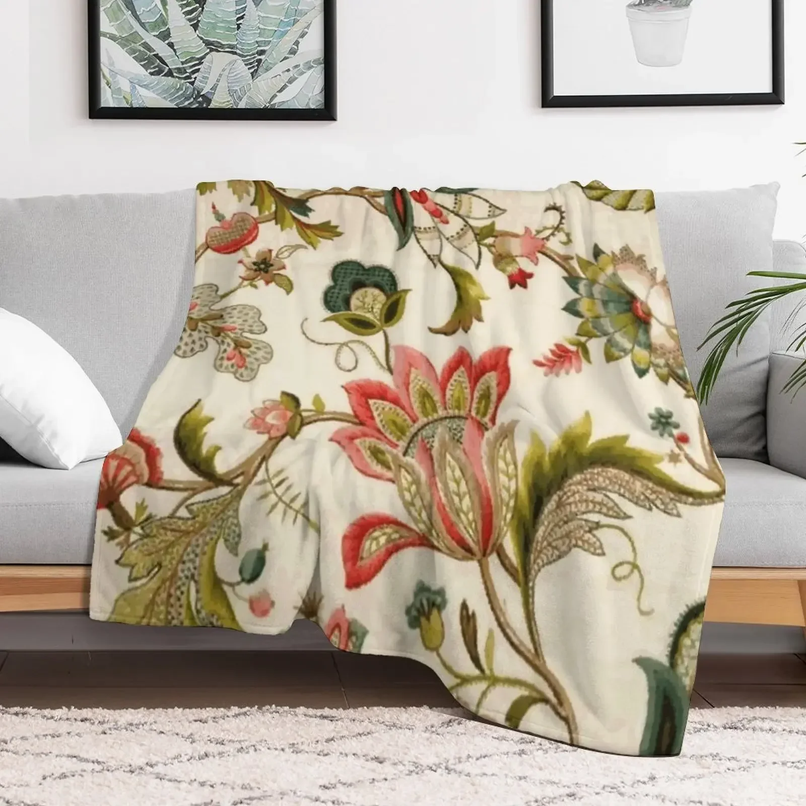 Jacobean Floral Crewel Embroidery Pattern Digital Art Vector Painting Throw Blanket For Decorative Sofa anime Blankets
Jacobean Floral Crewel Embroidery Pattern Digital Art Vector Painting Throw Blanket For Decorative Sofa anime Blankets