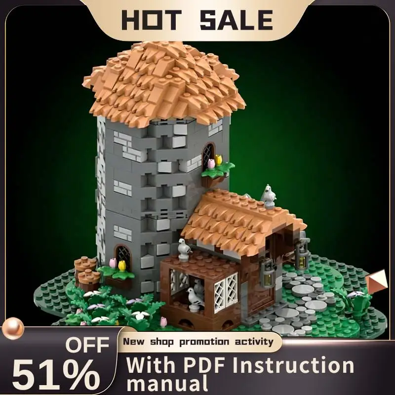 New 764Pcs Moc European Medieval Street View Pigeon Keeper House Castle Model Bricks Diy Creative Ideas Toy Birthday Gift Blocks
New 764Pcs Moc European Medieval Street View Pigeon Keeper House Castle Model Bricks Diy Creative Ideas Toy Birthday Gift Blocks