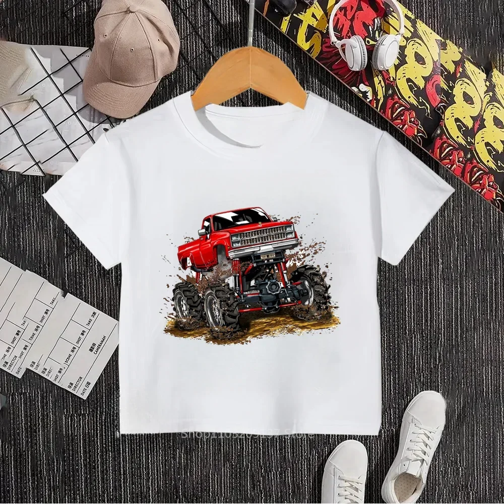 Exciting 2024 Monster Truck Collection Fashion-Forward Summer T-shirts for Active Boys Girls Perfect for Everyday Casual Wear
Exciting 2024 Monster Truck Collection Fashion-Forward Summer T-shirts for Active Boys Girls Perfect for Everyday Casual Wear