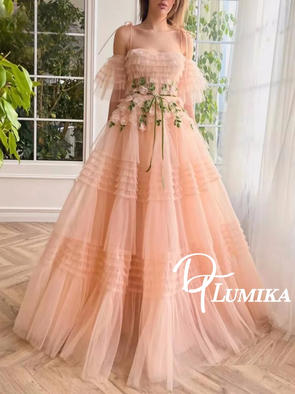 Персиковое сумерки, элегантное вечернее платье, модное длинное платье трапециевидной формы для выпускного вечера, индивидуальное очаровательное многоуровневое платье с цветами, женская праздничная одежда
Персиковое сумерки, элегантное вечернее платье, модное длинное платье трапециевидной формы для выпускного вечера, индивидуальное очаровательное многоуровневое платье с цветами, женская праздничная одежда