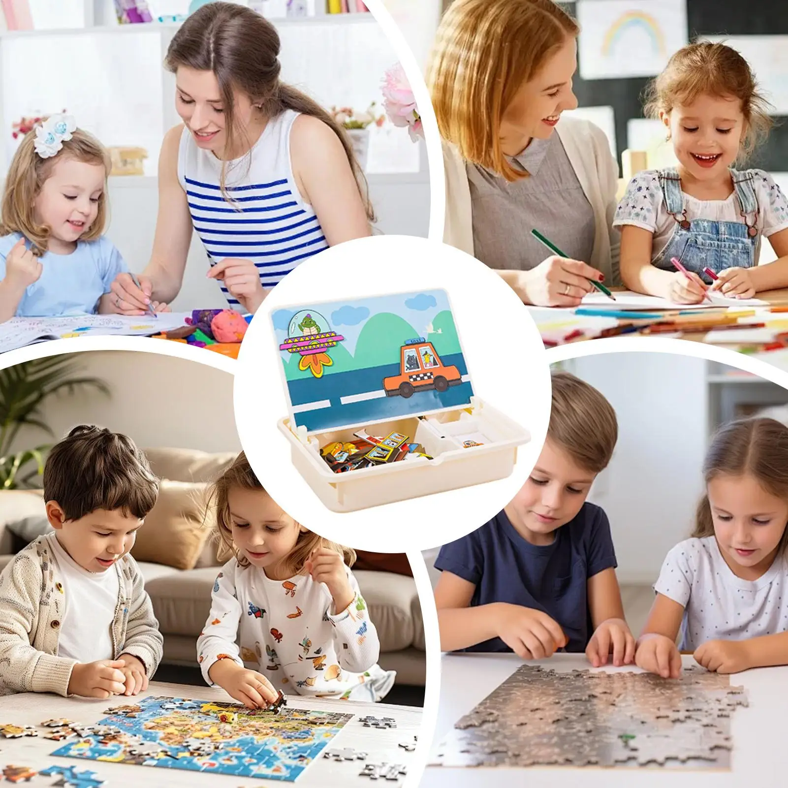 Magnetic Puzzle Box Toy Toddler Magnetic Puzzle Learning Toys Toddler Travel Games With Carrying Case For Preschoolers Kids Ages
Magnetic Puzzle Box Toy Toddler Magnetic Puzzle Learning Toys Toddler Travel Games With Carrying Case For Preschoolers Kids Ages