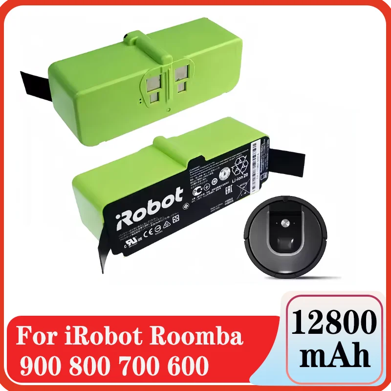 12800mAh Lithium Ion Battery For iRobot Roomba Cleaner 900 800 700 600 Series 960 980 981 966 895 695 692 690 675 780 860 891
12800mAh Lithium Ion Battery For iRobot Roomba Cleaner 900 800 700 600 Series 960 980 981 966 895 695 692 690 675 780 860 891