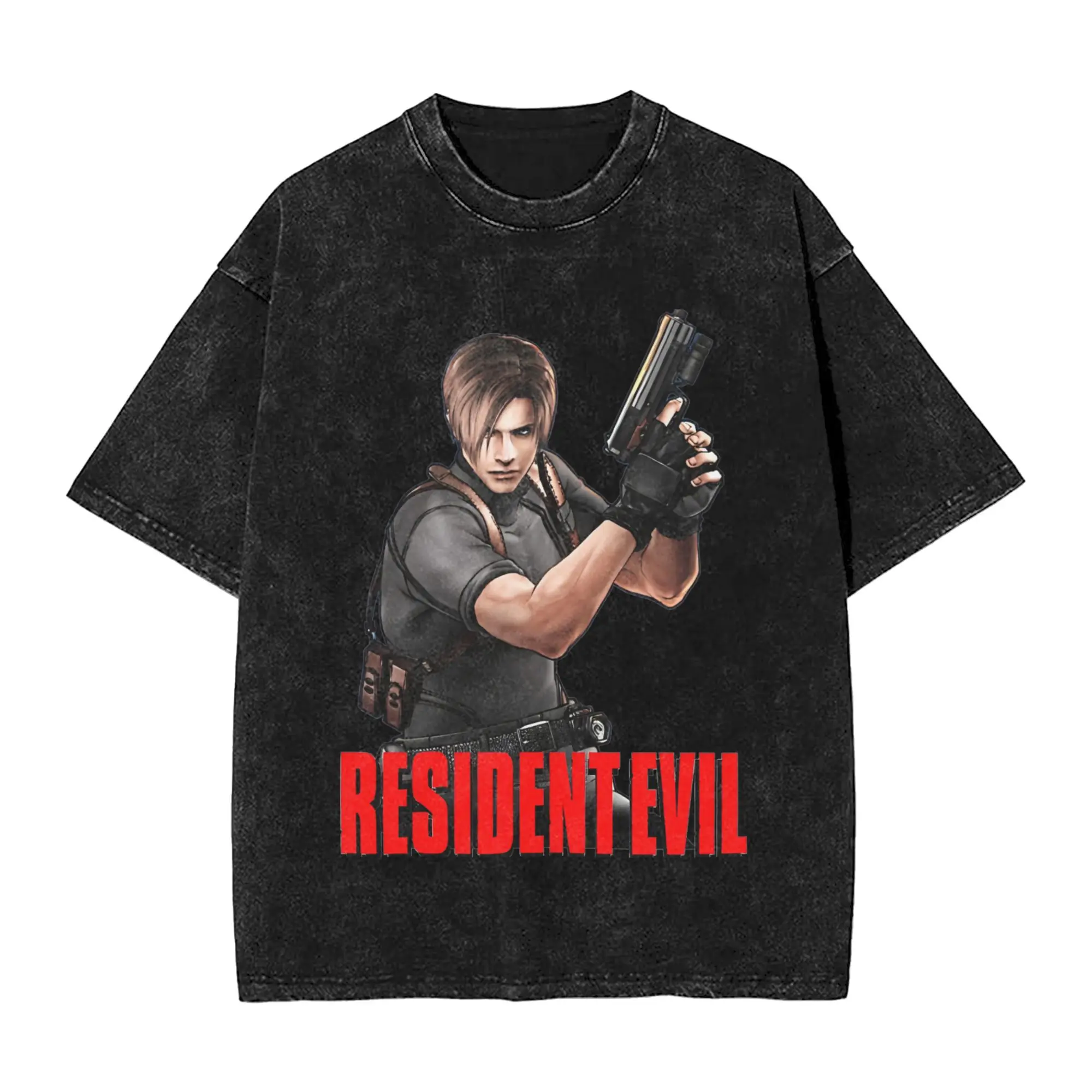 Leon S. Kennedy Biohazard T Shirt Hip Hop Washed Short Sleeve Harajuku T-Shirt Men Women Tops Streetwear Summer Tops Tees
Leon S. Kennedy Biohazard T Shirt Hip Hop Washed Short Sleeve Harajuku T-Shirt Men Women Tops Streetwear Summer Tops Tees
