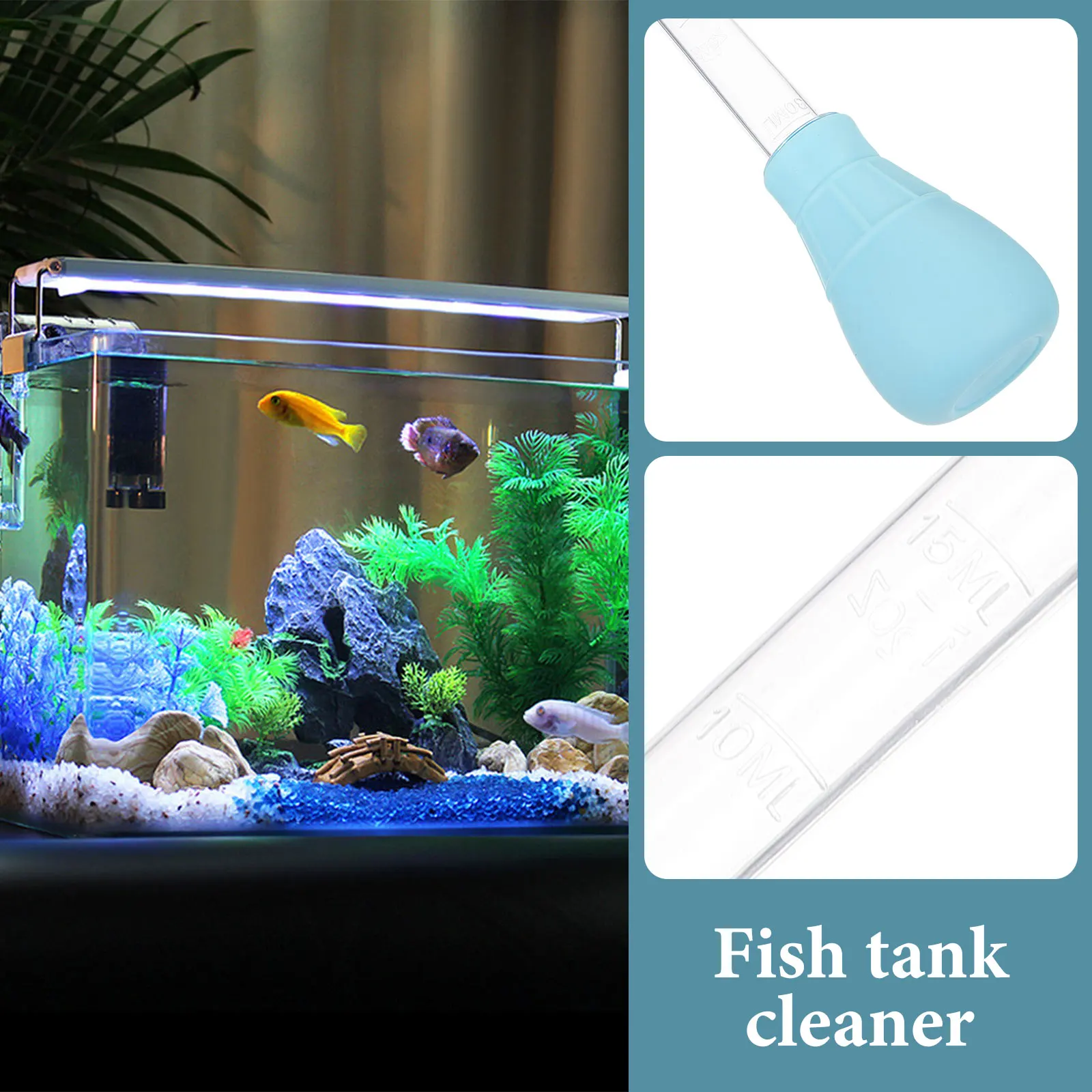 Fish Tank Siphon Cleaner 50ML Manual Feces Washer Water Changer Gravel Cleaning Tool Aquarium Supplies Household Pet
Fish Tank Siphon Cleaner 50ML Manual Feces Washer Water Changer Gravel Cleaning Tool Aquarium Supplies Household Pet
