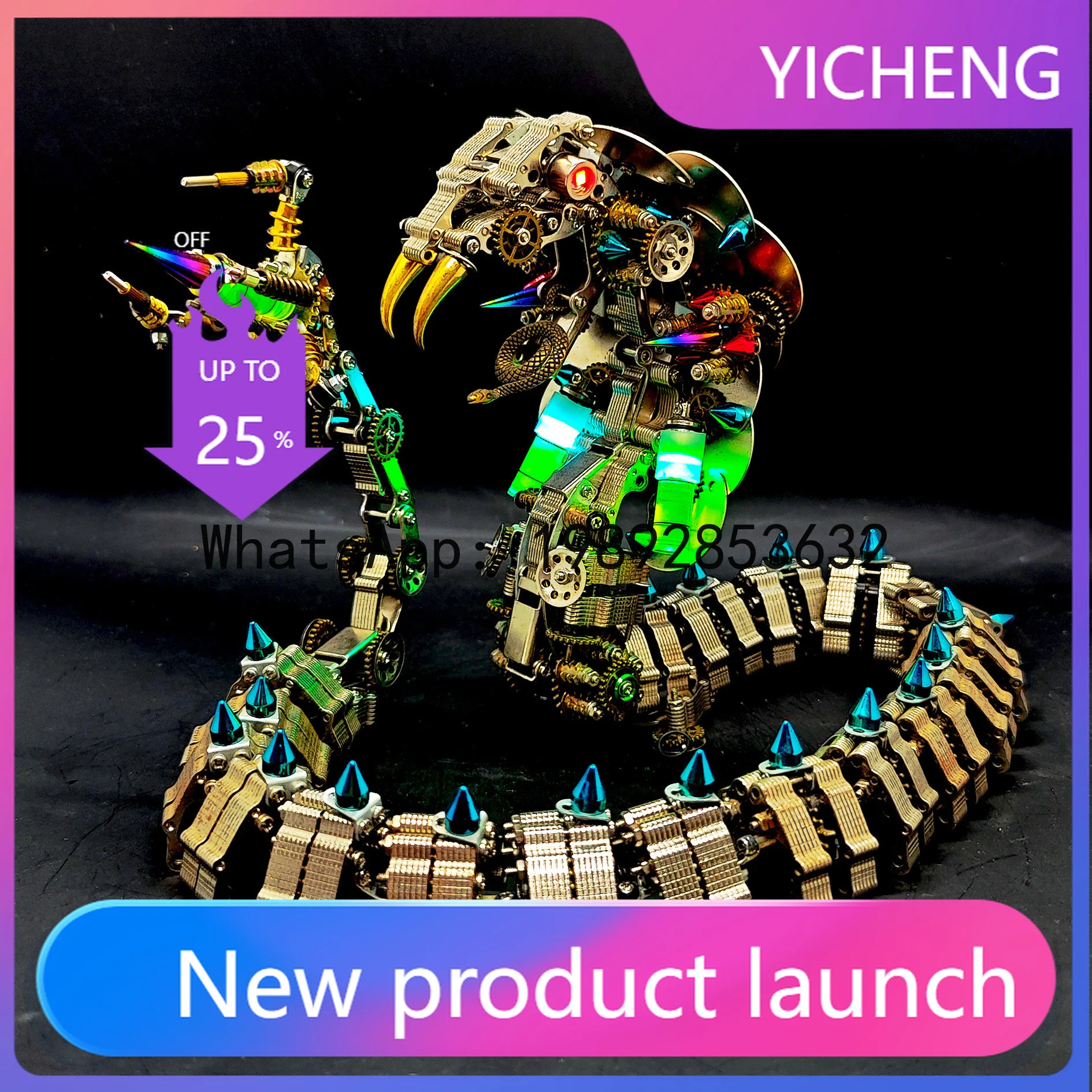 Zz high-difficulty metal assembly model ornament - precision 3d handmade mechanical assembly
Zz high-difficulty metal assembly model ornament - precision 3d handmade mechanical assembly